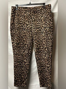 Michael Kors Leopard Print Pants - Brown & Black